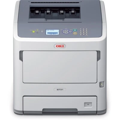 Oki B731dnw A4 Duplex Mono Laser LED Printer B731 731dnw 01334101 REF W/WARRANTY - Image 1 of 4