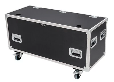 Road Trunk Flight Case with Slam Lid & Castor Wheels - 120cm - Image 1 of 4