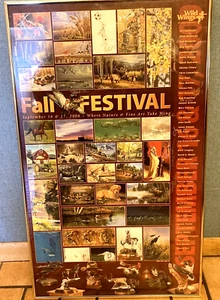 Wild Wings Wildlife Poster Fall Festival Multiple Signatures September 2000 - Picture 1 of 24