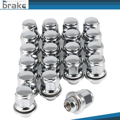 Porca de extremidade fechada 20 cromada 12x1,25 para Nissan Frontier para Pathfinder Armada - Imagem 1 de 4