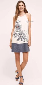 NUEVO Vestido Halter de Seda Anthropologie Sava de Floreat Talla 8 - Imagen 1 de 15