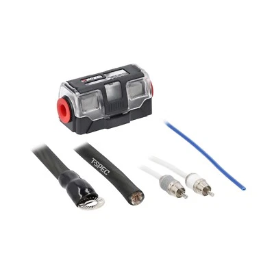 T-Spec V10-AK4 4-Gauge Tinned OFC 2100W Amplifier Wiring Kit with RCA Cable - Image 1 of 4