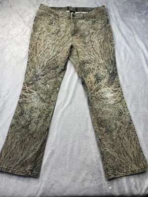 Mossy Oak Women’s Pants/ Jeans Size 14 Cotton Stretch Brush Pattern Camo Green - Image 1 of 4