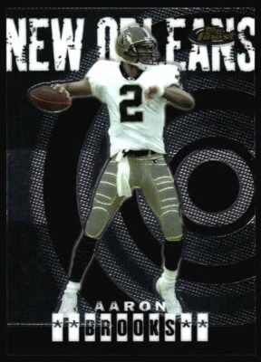 2004 Finest Aaron Brooks #9 New Orleans Saints - Image 1 of 2
