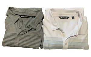 2 Stück Travis Mathew Herren Kurzarm Golf Poloshirts XXL Stickerei/Signatur - Bild 1 von 21