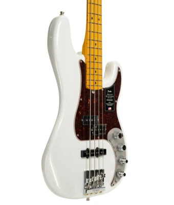 Bajo Fender American Ultra Precision, diapasón de arce, Arctic Pearl Foto 1 de 4