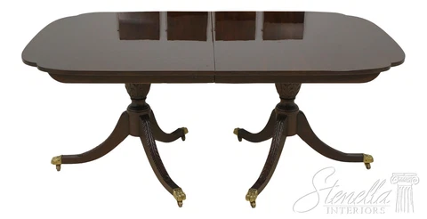 L58072EC: STICKLEY Duncan Phyfe Mahogany Dining Room Table Cover