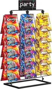 TJ.MOREE Chip Rack Display Ständer, Chipbeutel Halter für Party Display 3-reihig 48 - Bild 1 von 7