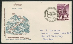 SE68 INDIA 1965 FDC Indian Mount Everest expedition - Picture 1 of 1