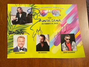 RICK SPRINGFIELD MARK GOODMAN ERIC MARTSOLF DAVIDSON Autographed signed Picture - Picture 1 of 8