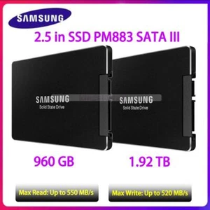 Disque SSD interne pour ordinateur portable SAMSUNG SSD PM883 960 Go 1,92 To 2,5" SATA III - Photo 1/8