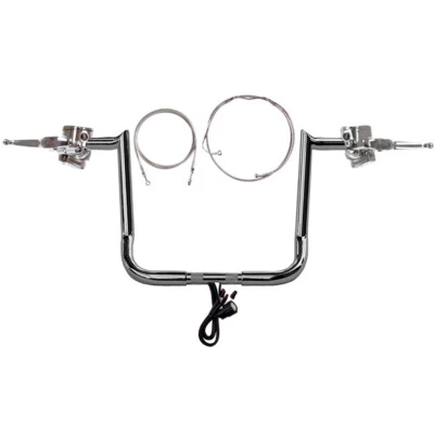 Manillar enganchado 1 1/4" cromado 14" CKit 2016-2023 Harley Ultra & Limited wABS Foto 1 de 4