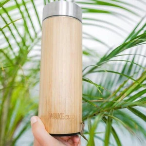 WAKEcup Bamboo Water Bottle - Picture 1 of 10
