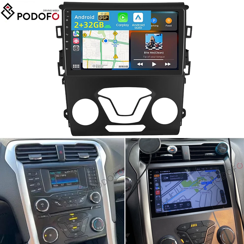 Android 13 Stereo Radio Navi GPS Carplay 2+32GB For Ford Fusion Mondeo 2013-2020 - Image 1 of 4