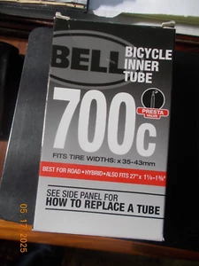 Neuer Klingel Fahrradschlauch 700c mit Presta Ventil, passend für Breiten 35 - 43mm, LESEN - Bild 1 von 1