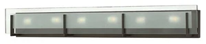 Hinkley Lighting 5656 Latitude 37.5"W 6 Light Bath Bar - Bronze - Picture 1 of 5