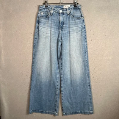 Adriano Goldschmied AG Womens Size 24 Leana Mid Rise Wide Leg Palazzo Jeans - Image 1 of 4