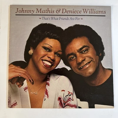 Johnny Mathis and Deniece Williams That's What Friends Are For Vinyl LP VG+/VG+ - Image 1 of 4