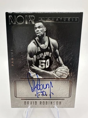 2014-15 Panini Noir - Signature David Robinson #NBW-DR Black and White /25 (AU)  - Image 1 of 4