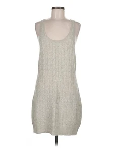 RARE VTG Ralph Lauren Wool Cashmere Cable Knit Sleeveless Sweater Tank Dress M - Picture 1 of 8