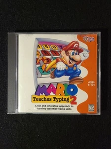 Mario Teaches Typing 2 Win/Mac 1996 CD-ROM Game Nintendo OLP - Picture 1 of 4