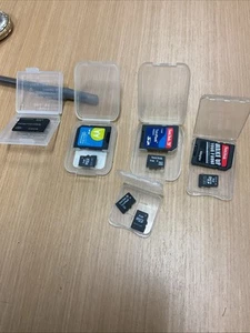 Lot of 6 - Micro SD Cards - Mixed Brands - Fully Functional  1GB 4GB 32MB - Picture 1 of 7