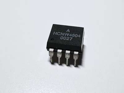 5PCS HCNW4504 Agilent High CMR High Speed Optocoupler WIDEBODY DIP-8 - Image 1 of 2