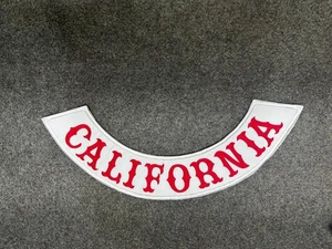 MC CALIFORNIA Rocker For Biker Bottom Back Rocker Patch - Bild 1 von 2