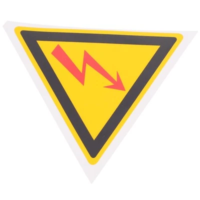 Self-adhesive Safety Sign Caution Stickers Electrical Warning Signs - Image 1 of 4