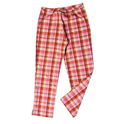 Pantalones a Cuadros Vintage Rampage Rosa, Rojo y Blanco Guinga - Talla 3 Foto 1 de 4