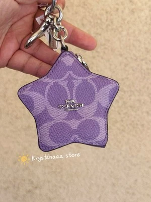 Nuevo con etiquetas Bolso Coach Star Signature Dije en Plata/Iris CBL12 Foto 1 de 4