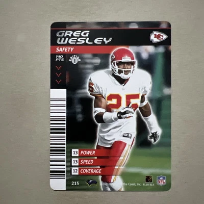 2001 NFL Showdown 1st Edition #215 Greg Wesley - Image 1 of 3