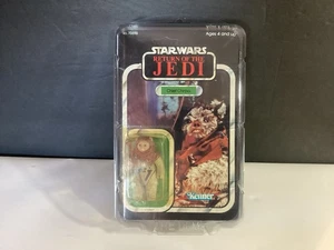 1983 MOC Star Wars Return Of The Jedi Chief Chirpa With Tsukuba Cardback - Picture 1 of 9
