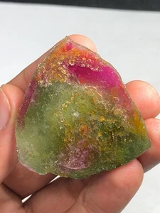 Watermelon Tourmaline Slice 96 ct - Large Collector Slice - Picture 1 of 9