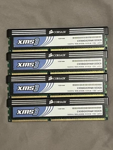 4x2GB Corsair XMS3 DDR3 1333mhz CMX8GX3M4A1333C9 - Picture 1 of 3