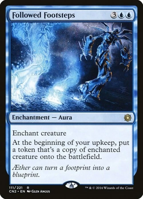 Magic The Gathering MTG FOLLOWED FOOTSTEPS Conspiracy: Take the Crown NM - Image 1 of 1