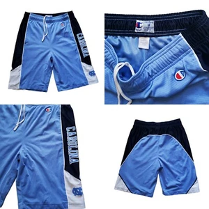 VTG Champion North Carolina NC University Basketball Team Issue Shorts Blue 90s  - Picture 1 of 11