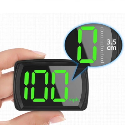 Car Accessories GPS Speedometer MPH HUD Head Up Display HD LED Display USB Cable - Image 1 of 4