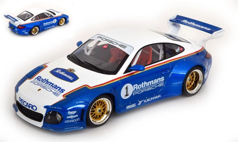 Porsche 911 (997) Rwb Old & New 2020 Rothmans White 1:18 Model MODELCARGROUP - Immagine 1 di 1