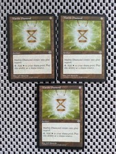 Magic MTG 3x Marble Diamond English Mirage Cards EX LP