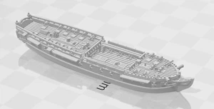 1/1200th British Amazon-class Frigate (38 guns) 1799 - Picture 1 of 1