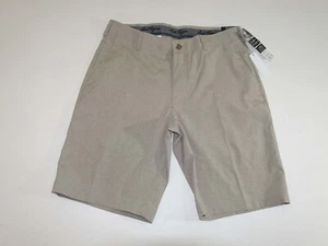 Ben Hogan Men's Golf Shorts Size 30 NWT Khaki Heather Stretch Waistband UPF 50 - Picture 1 of 5
