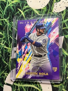 2020 Topps Inception Purple 65 /150 Austin Nola #10 Rookie RC