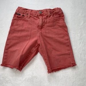 Polo ralph Lauren the Sullivan slim denim red shorts age 10 cotton - Picture 1 of 12