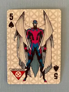 Marvel Xavier Institute for Higher Learning Archangel Five (5) of Spades - Picture 1 of 2