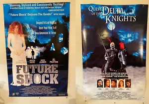 Poster: Future Shock/Quest Of Delta Knights (1993) original movie, double sided - Picture 1 of 3