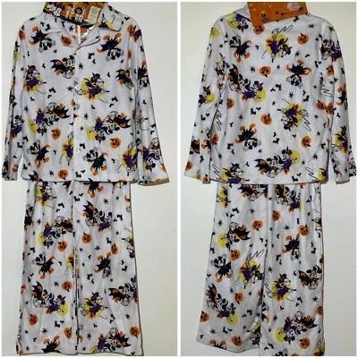 Disney Mickey Mouse Niños Halloween Pijama Conjunto Manga Larga Top Y Pantalones Talla 6 Foto 1 de 4