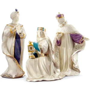 Lenox First Blessing Nativity Three Kings Gaspar Balthazar Melchior 3-PC Set New - Picture 1 of 5