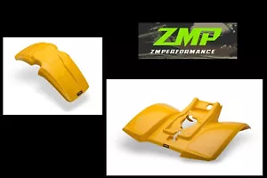 NEW YAMAHA TRI-Z TRI Z YTZ 250 YELLOW PLASTIC FRONT AND REAR FENDER SET - Foto 1 di 1