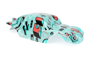 Carrocería Personalizada Graffiti Azul Buggy para ARRMA BIGROCK BLX 1/10 RC Camión Coche - Imagen 1 de 14